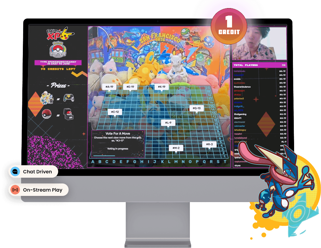 Pokémon World Championships - Chat-Integrated Games, Twitch Plays, Browser Game 