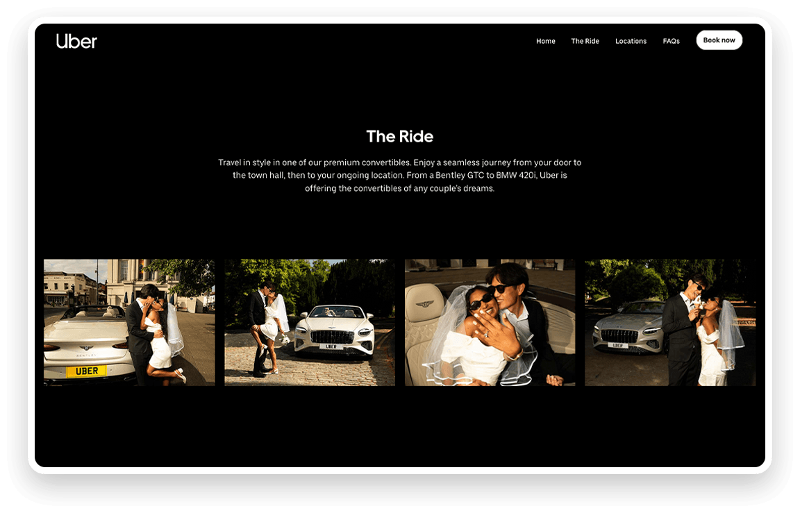 Uber Hitch 'n Ride - Website, Digital Marketing, Responsive 