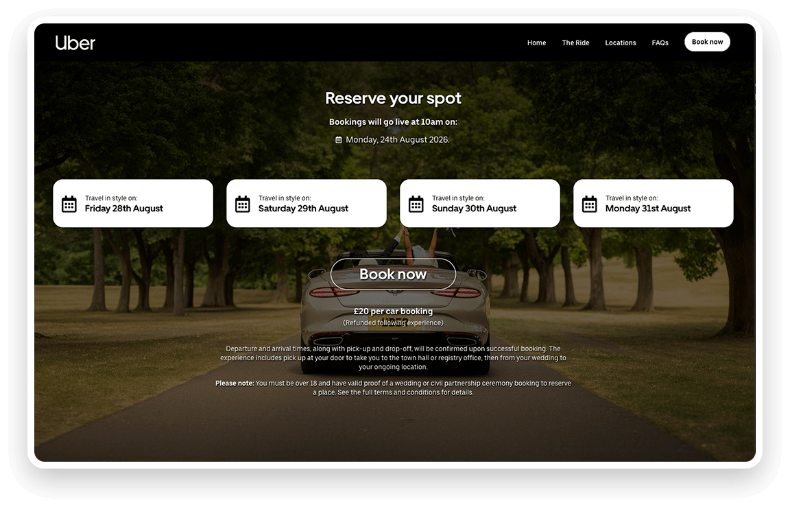 Uber Hitch 'n Ride - Website, Digital Marketing, Responsive 