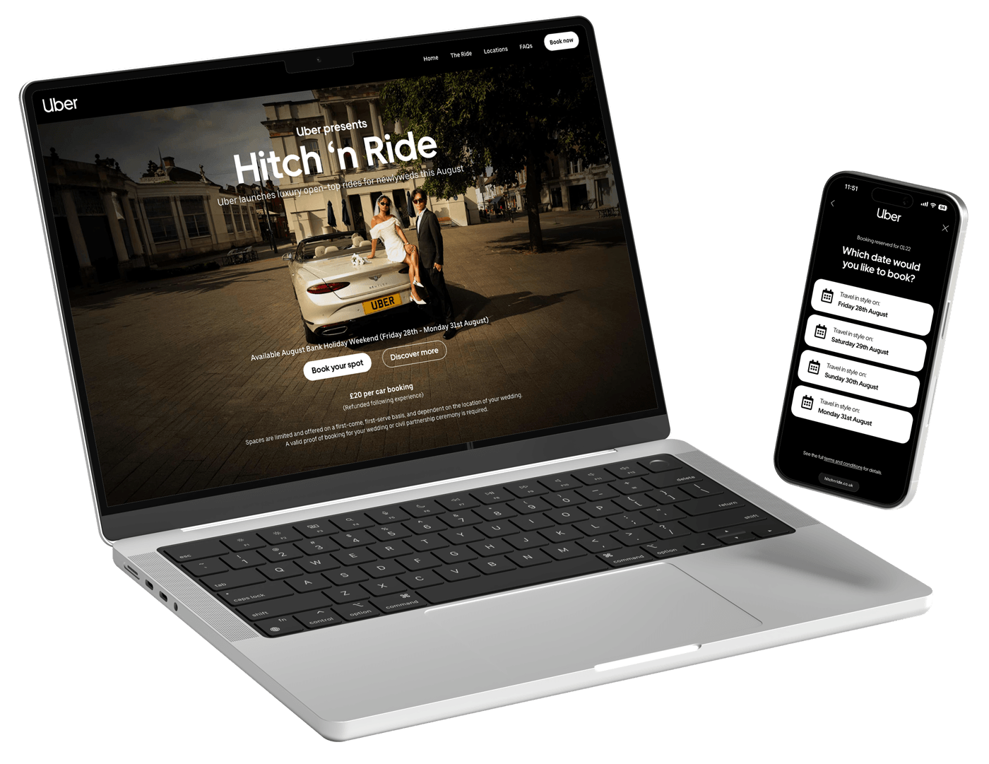 Uber Hitch 'n Ride - Website, Digital Marketing, Responsive 