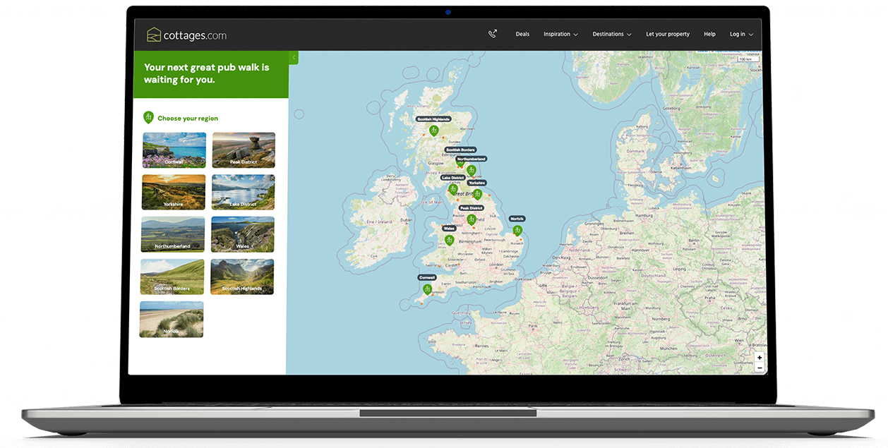 Pub Walk Experience - Web App, Responsive 