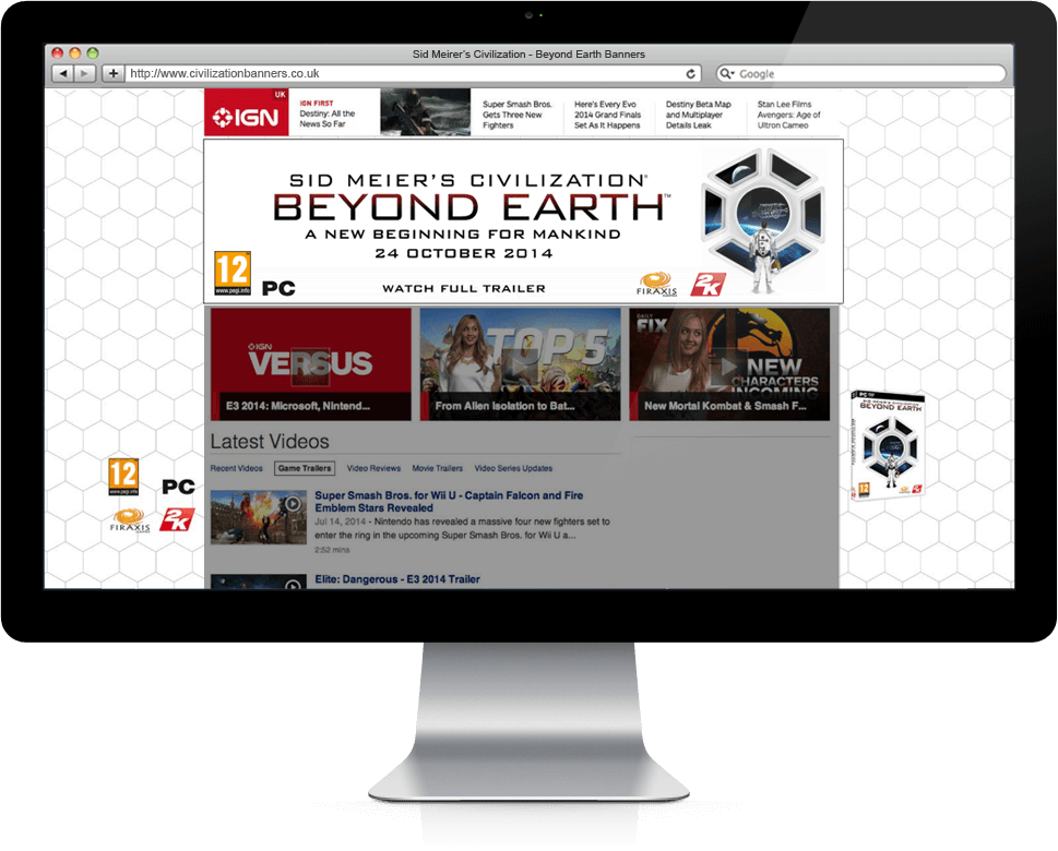 Beyond Earth - Banner Ads 