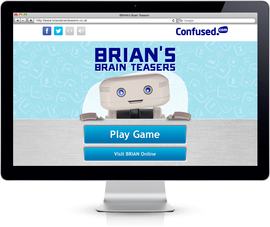 Brian's Brain Teasers - HTML5, Social App, Mobile Game 