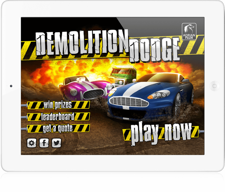 Demolition Dodge - iOS App, Android App, Facebook 