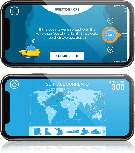 Ocean Explorer - Educational Game, Cross Platform, HTML5 