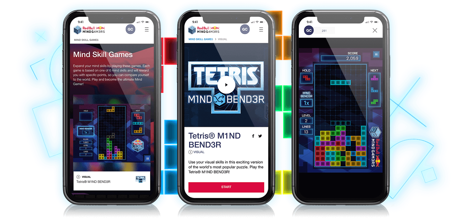 Red Bull Mind Gamers - Gamification, Web App, Social App 