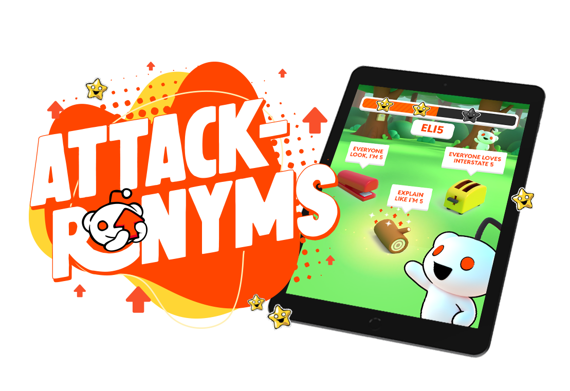 Reddit Attackronyms - Browser Game, Branded Games, HTML5 