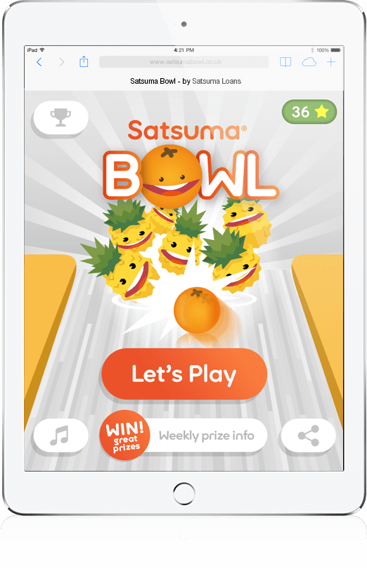 Satsuma Bowl - HTML5, Cross Platform, Branded Games 