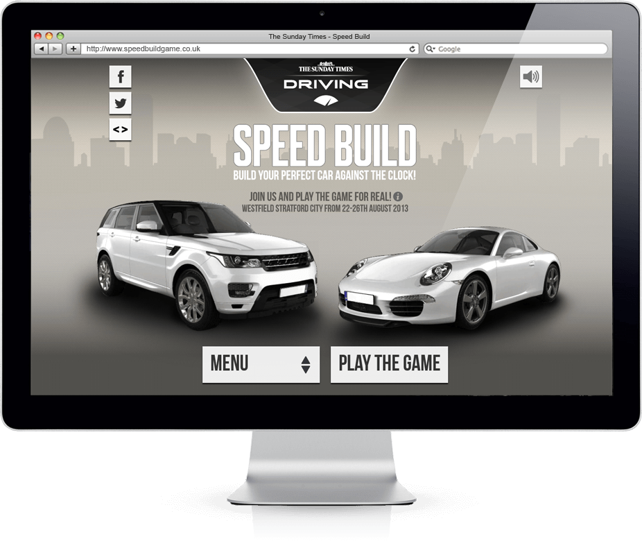 Speed Build - HTML5, Microsite, Competition 