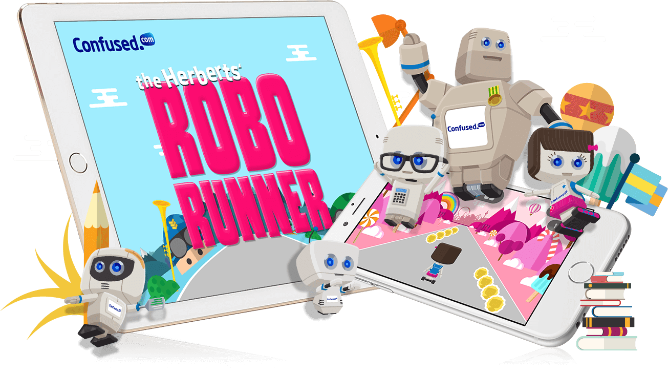 The Herberts' Robo Runner - HTML5, Mobile Game, Cross Platform 