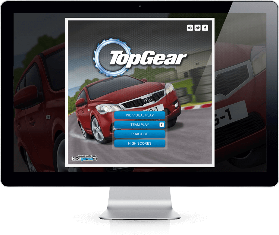 BBC Top Gear Game - Facebook, Viral Game, Competition 