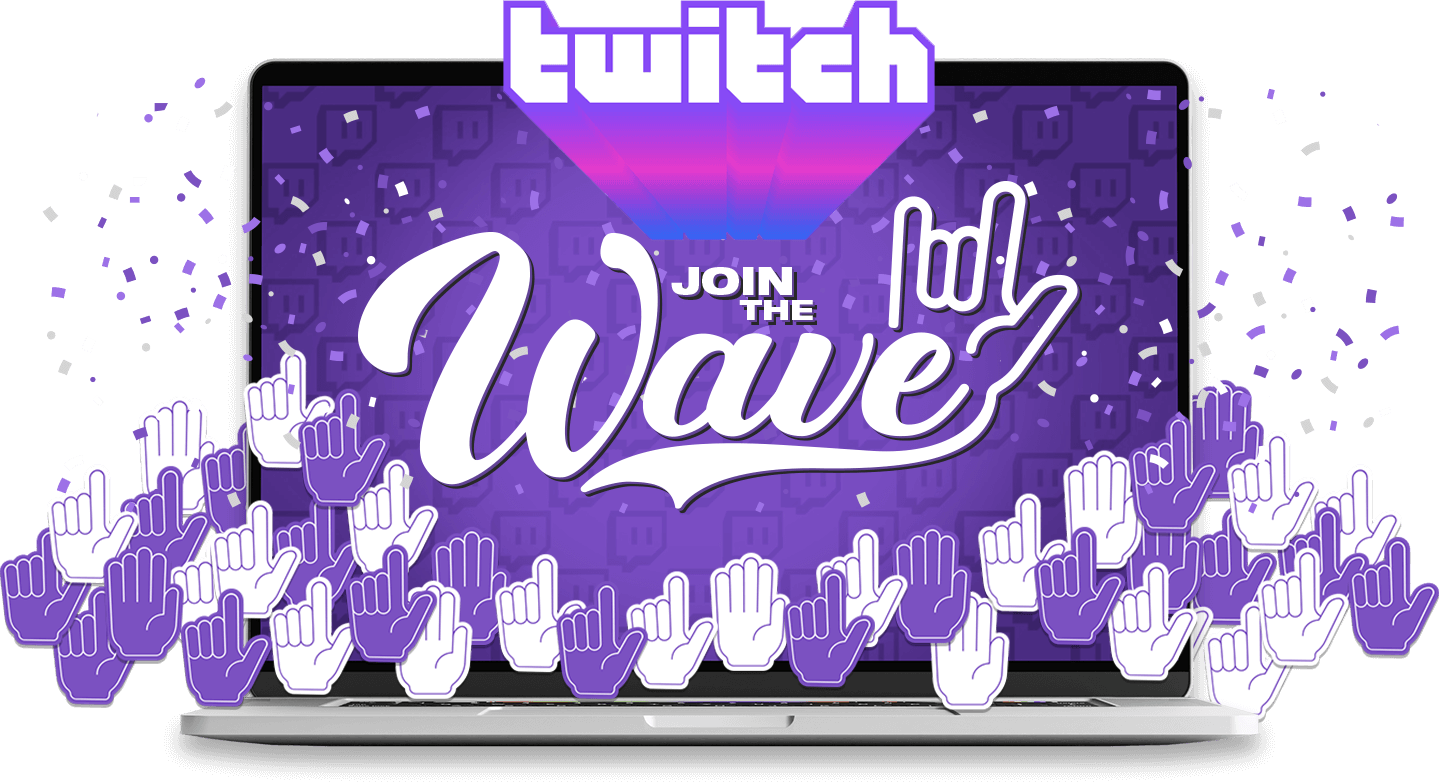 Twitch Waves - Social App, Viral Game, Real-time Multiplayer 